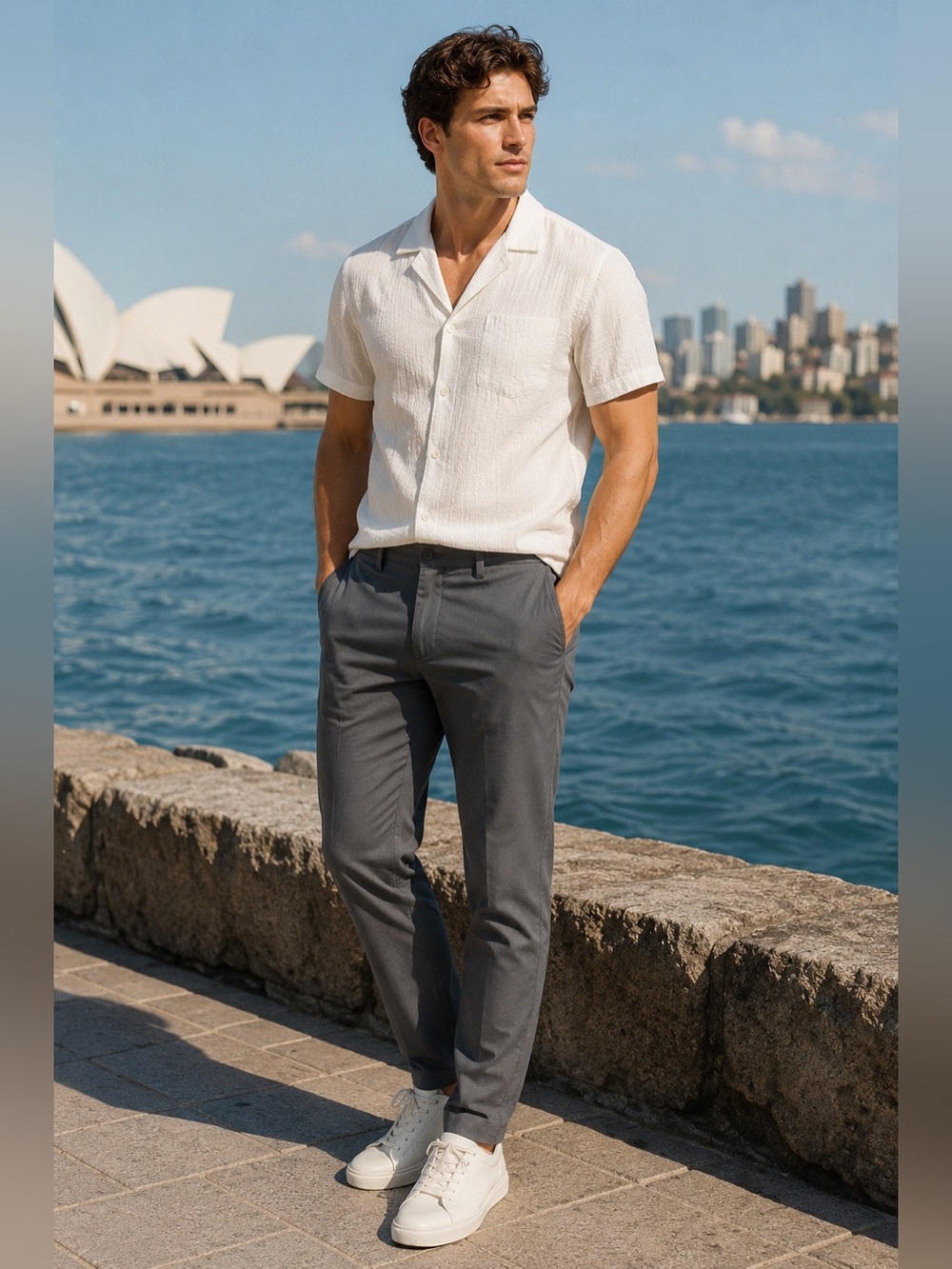 🩵Banana Republic Men's Slate Gray Chinos